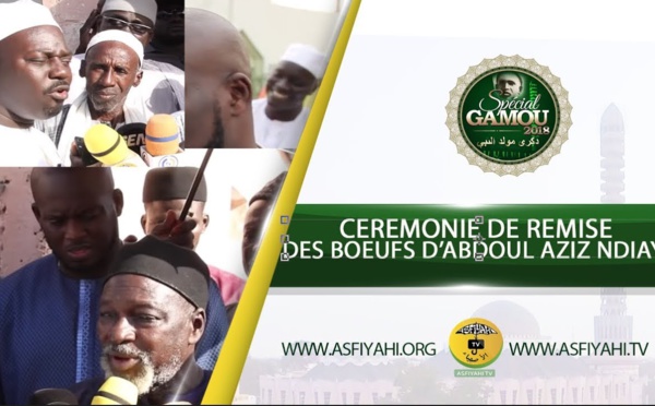 VIDEO -  Suivez la Remise des Boeufs offerts par  Abdoul Aziz Alé Ndiaye pour le Gamou 2018
