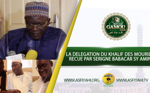 Serigne Babacar SY Al Amine reçoit la delegation du Khalif General des Mourides 