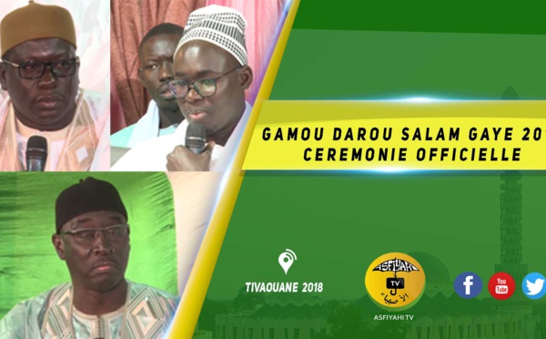 VIDEO -  Cérémonie Officielle du Gamou Darou Salam Gaye 2019 