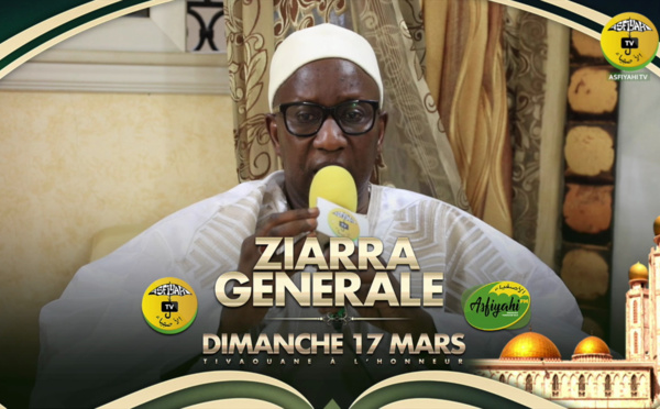 VIDEO -  ZIARRA GENERALE 2019 -Yobalou Ziarra 2019 - Le Message de Serigne Cheikh Tidiane Sy