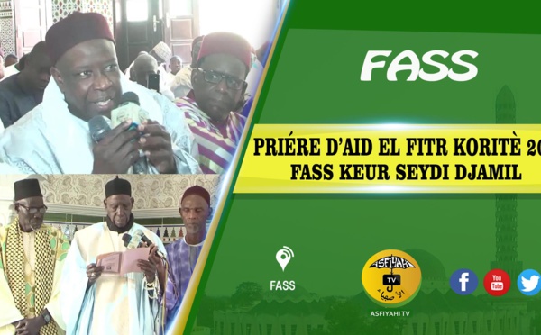 Prière d'Aid El Fitr koritè 2019 à Fass Keur Seydi Djamil