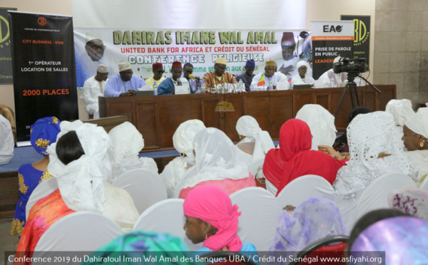 PHOTOS - Les Images de la Conference annuelle 2019 du Dahiratoul Iman Wal Amal des Banques UBA / Crédit du Sénégal