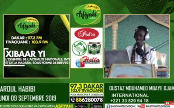 XIBAAR 12 HEURES du 09 SEPTEMBRE 2019 présenté par Gallo Daouda SALL