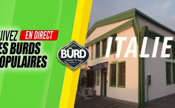 DIRECT ITALIE: Clôture Burd 2019 Zawiya seydina Cheikh Bergamo