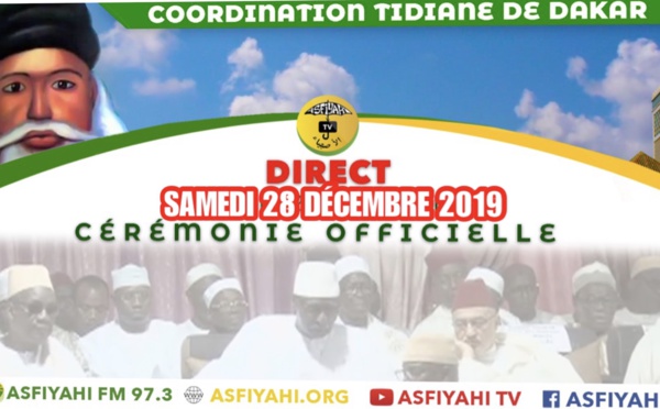 DIRECT GRANDE MOSQUEE - Ouverture Officielle des Journées Cheikh 2019