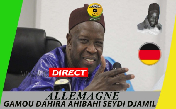 REPLAY ALLEMAGNE - Gamou Dahira Ahibahi Seydi Djamil, présidé par Serigne Mansour Sy Djamil - Samedi 29 Décembre 2019