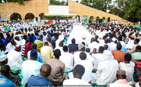 PHOTOS - THIES - Les Images de la Hadara 2020 de Abnau Hadraty Tijaniyaty de Thies, présidée par Serigne Moustapha Sy Al Amine