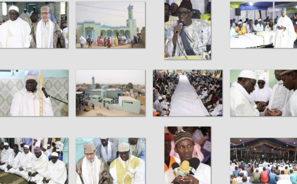 PHOTOS - RICHARD OLL - Les Images de l'ouverture de la grande mosquée de Diamagueune, Gamou et Hadratoul Djumah