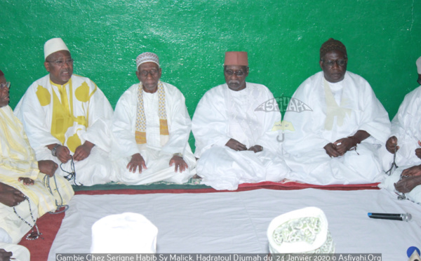 PHOTOS - GAMBIE - Les images de la Hadratoul Djumah de ce vendredi 24 Janvier 2020 chez Serigne Habib Sy Malick, présidé par Serigne Babacar SY Mansour 