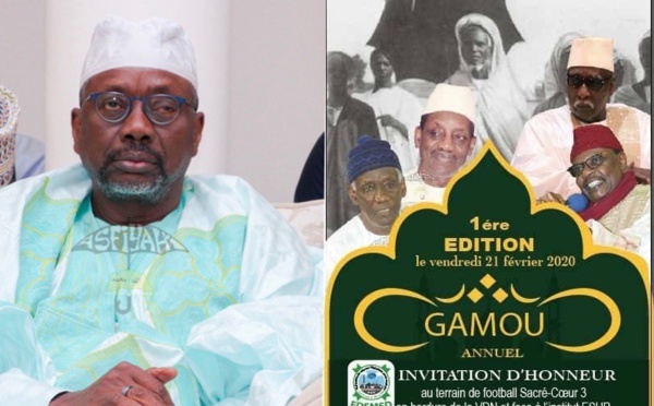GAMOU  DE LA FEDERATION DES DAHIRAS DE SERIGNE MANSOUR SY DABAKH: Vendredi  21 Février 2020 à Sacré-Coeur3