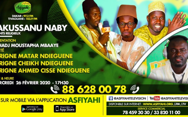 TAKUSSANU NABY DU 27 FEVRIER 2020 PRESENTE PAR EL HADJI MOUSTAPHA MBAAYE