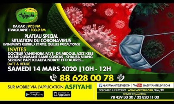 PLATEAU SPECIAL -  CORONAVIRUS ET RITES RELIGIEUX - QUELLES  MESURES DE PRÉVENTION - Docteur Yankhoba Faye - Pape Khalifa Ndiaye et plusieurs intervenants  