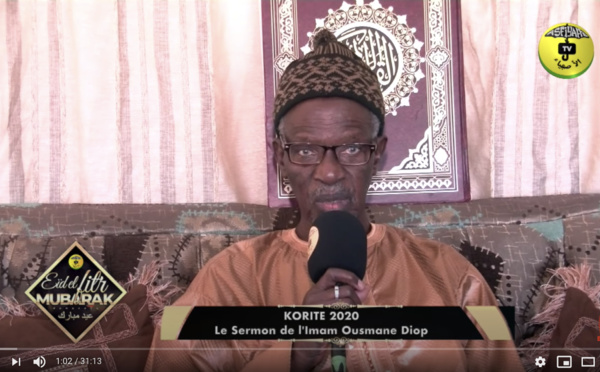 VIDEO - KORITÉ 2020 - LE SERMON DE L'IMAM RÂTIB DE LA ZAWIYA SEYDI ELHADJ MALICK SY DE DAKAR, IMAM OUSMANE DIOP
