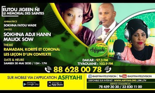 EUTOU JIGUEEN NI DU SAMEDI 30 MAI 2020 PAR SOKHNA FATOU WADE INVITE/SOKHNA ADJI ANN ET MALICK SOW