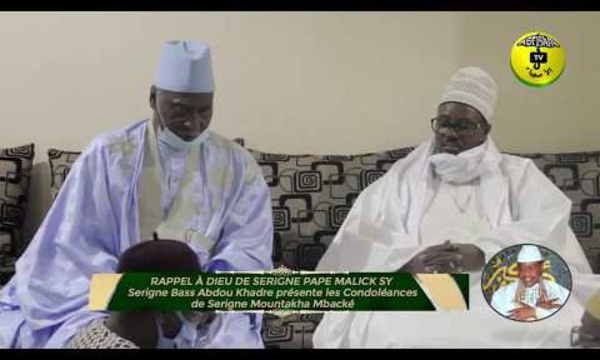 RAPPEL À DIEU DE SERIGNE PAPE MALICK SY - Les condoléances de Touba