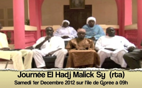 VIDEO BANDE ANNONCE : 9éme Edition de la Journée El Hadj Malick Sy qui se tiendra à Gorée le Samedi 1er Decembre 2012