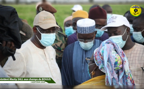 Reportage: Le film de la  visite du Président Macky Sall aux Champs de Boulel