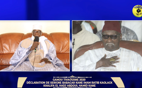 GAMOU 2020 - Declaration de Serigne Babacar Kane, Khalif de Leona Kanéne (KAOLACK)