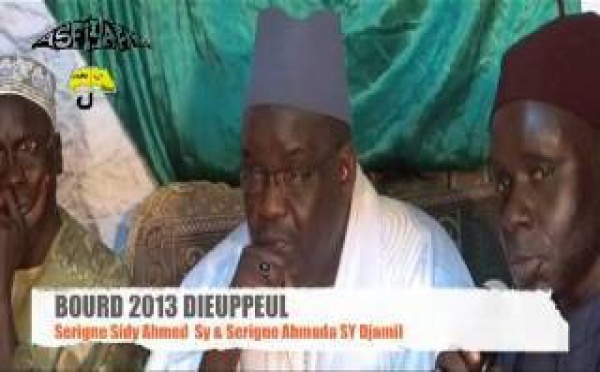 VIDEO - Bourd 2013 Dieuppeul : Serigne Sidy Ahmed Sy et Serigne Ahmada Sy Djamil
