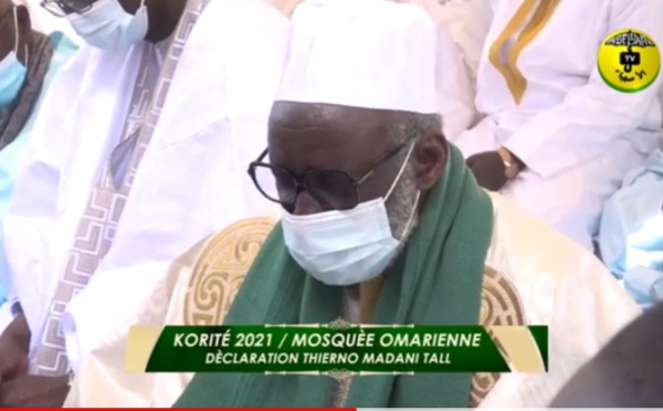 Mosquée Omarienne - Korité 2021 : Thierno Madani TALL a formulé des prières importantes à l'endroit des pays musulmans...
