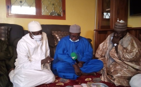 GRANDE MOSQUÉE DE TIVAOUANE : Serigne Moustapha SY AL Amine remet au khalife la participation de quelques grandes structures de la Hadara