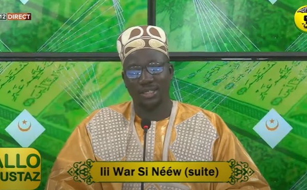 ALLO OUSTAS DU 27 AOUT 2021 PAR OUSTAS BABACAR THIAM, THEME; Lii War Si Nééw