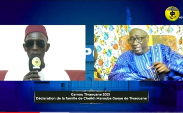 Gamou 2021 à Tivaouane : Déclaration de la famille de Cheikh Marouba GUEYE.