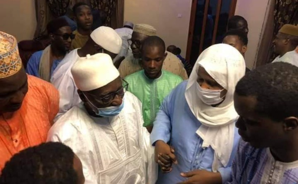 LOUGA - Serigne Babacar Sy Mansour présente ses condoléances à Thierno Cheikh Oumar Tall.