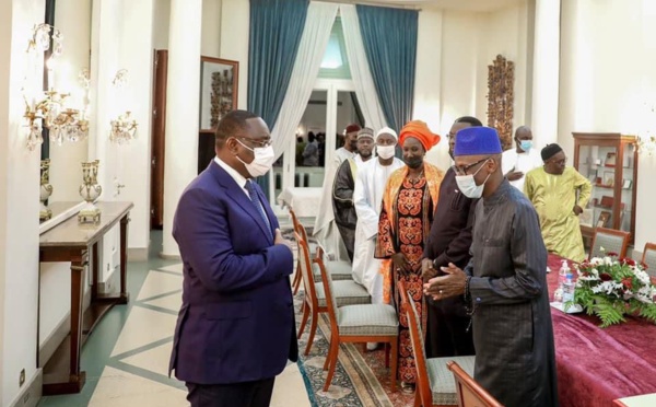 Le Cadre Unitaire de l'Islam au Sénégal a été reçu ce lundi 29 novembre en audience par le Président de la République avec la Plateforme Jammi Rewmi