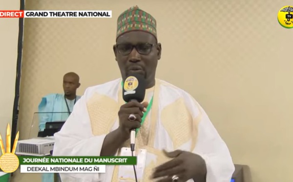 DIRECT GRAND THEATRE: Journée du Manuscrit Dekkal Mbindum Mag Ni