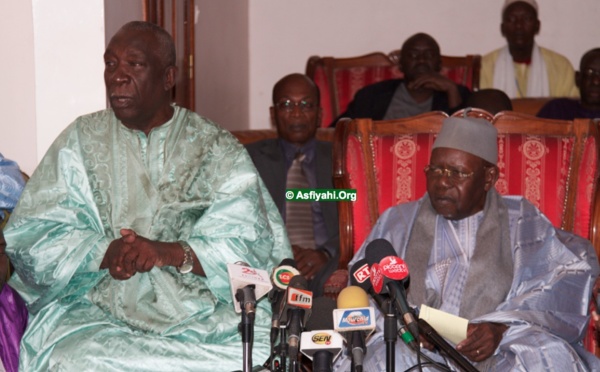 PHOTOS - GAMOU TIVAOUANE 2014 - Les Images de la Conference de Presse de Serigne Abdoul Aziz Sy Al Amine à Tivaouane