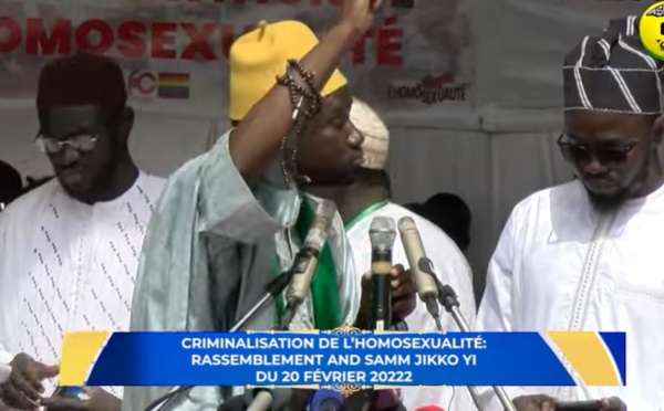 Criminalisation de l’homosexualité : Rassemblement AND SAMM JIKKO YI du 20 février 2022