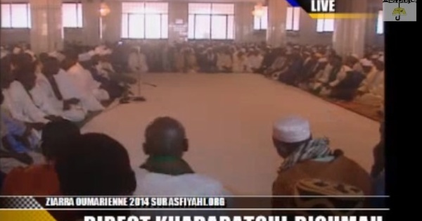 VIDEO - Revivez le Hadratoul Djumah de ce Vendredi 31 Janvier 2014 à la Grande Mosquée Omarienne (ZIARRA 2014)
