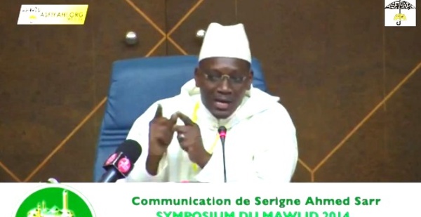 VIDEO - Communication de Serigne Ahmed Sarr - Symposium du Mawlid 2014 