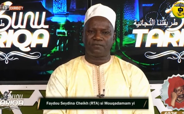 SUNU TARIQA DU MARDI 15 MARS 2022 PAR CHEIKH AHMED TIDIANE SY BOUCHRA