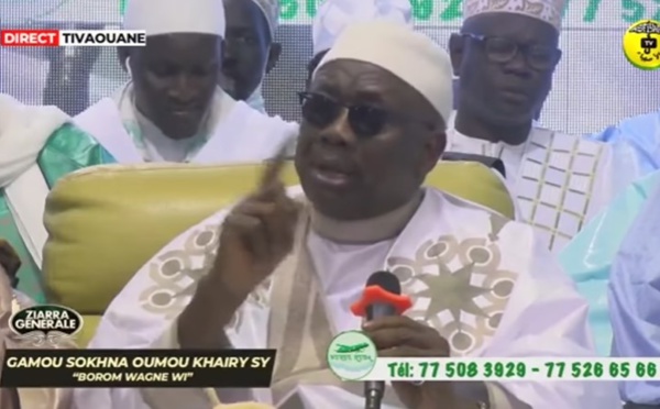 REPLAY Gamou Sokhna Oumou Khairy Sy 2022 - Causerie de Serigne Mansour Sy Dabakh