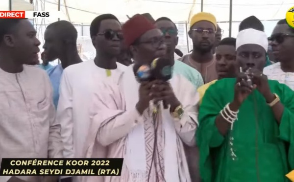 DIRECT FASS Conférence Koor 2022 Hadara Seydi Djamil (rta) DU 09 AVRIL 2022