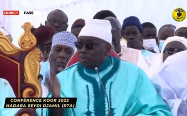 Conférence Koor 2022 Hadara Seydi Djamil : Serigne Mansour SY Dabakh dresse de nouvelles orientations pour repenser le développement socio-économique des Dahiras et de la communauté