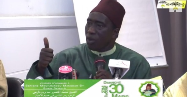 VIDEO - POINT DE PRESSE LANCEMENT JOURNÉES SERIGNE MANSOUR SY - Allocution de Serigne Habib Sy Ibn Serigne Mbaye Sy Mansour