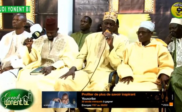 REPLAY GOUDI YONENT BI DU 30 AVRIL 2022 - Invités: Serigne Ahmada Sy Djamil et Hadara Seydi Djamil