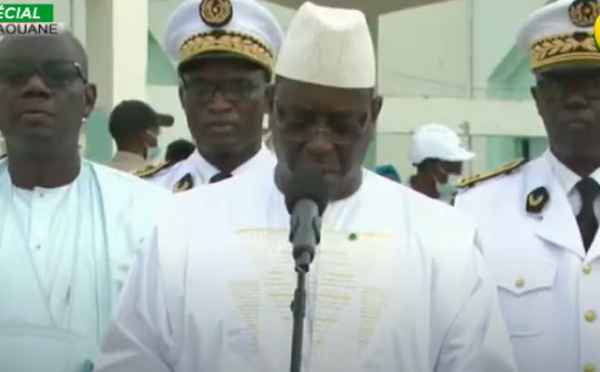 Discours du Président Macky Sall à l’hôpital de Tivaouane et chez le Khalif