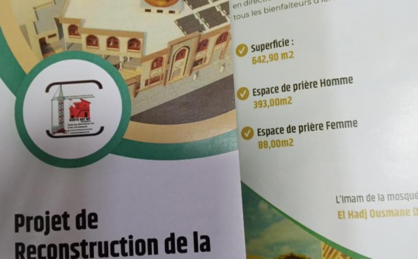 Cérémonie de pose de la première pierre de la mosquée de Diécko de la Médina, Dimanche 05 Juin 2022