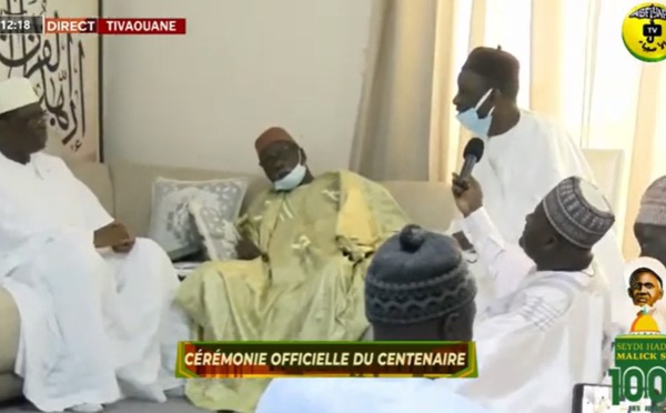 DIRECT TIVAOUANE - Cérémonie Officielle Centenaire de Seydil Hadj Malick Sy