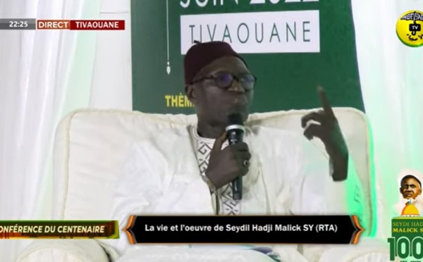 DIRECT TIVAOUANE - Conférence Centenaire de Seydil Hadj Malick Sy