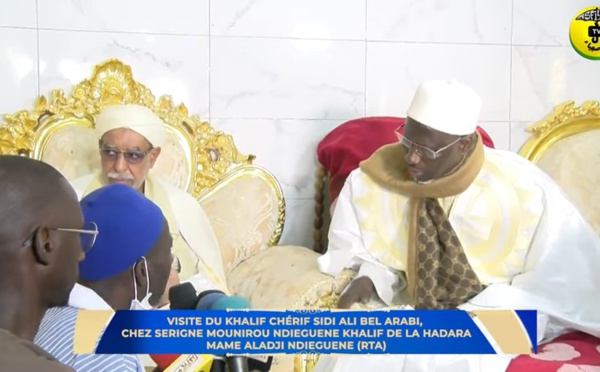 🇸🇳🇩🇿THIES - Visite de Chérif Cheikh Sidi Ali Bel Arabi, chez Serigne Mounirou Ndieguene
