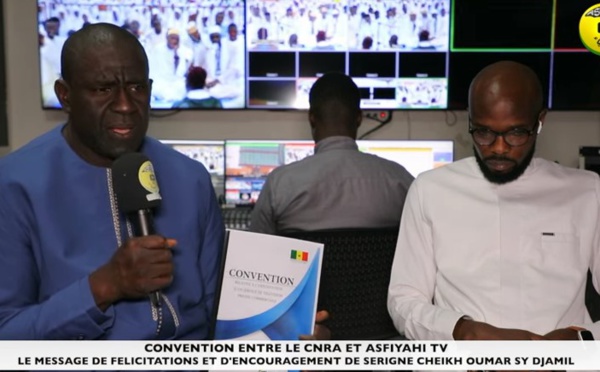 Convention Asfiyahi CNRA/ Le message de félicitations de Serigne Cheikh Oumar Sy Djamil
