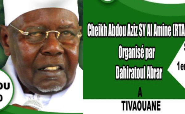 Gamou Dahira Abrar de Serigne Abdoul Aziz SY Al Amine (rta), Samedi 1er Février 2020 à Tivaouane