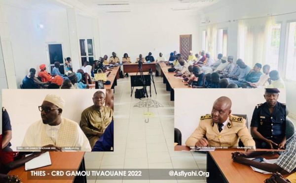 CRD GAMOU TIVAOUANE 2022 A LA GOUVERNANCE DE THIES : Voici les dispositions prises par le Gouverneur et les services concernés