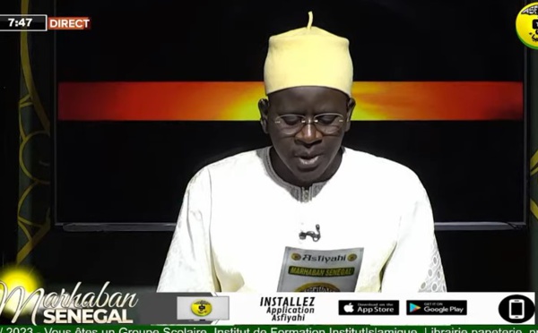 MARHABAN SENEGAL DU 05 SEPTEMBRE 2022 PAR OUSTAZ NDIAGA SAMB THEME ECHOS DE LA KHADARA
