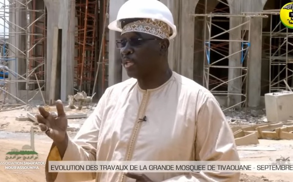 REPORTAGE 14 SEPTEMBRE - Grande Mosquée de Tivaouane: Évolution des Travaux; Toluwaayu Ligey bi
